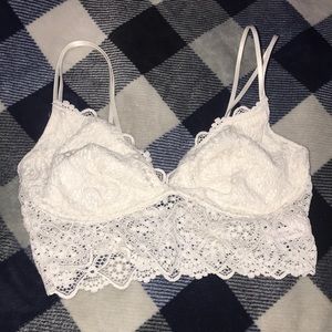white bralette but can be used as a TOP